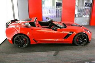 Chevy Corvette C7 Z06 Coupe Cars Red Wallpaper Background