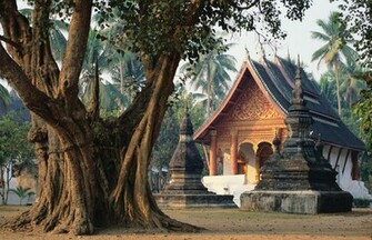 Laos City Wallpaper