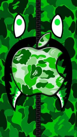 Bape Apple Wallpaper On