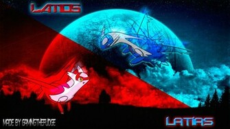 Latios And Latias Backround By Gamingthefudge
