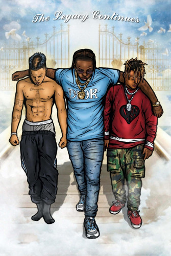 Xxxtentacion And Juice Wrld Ski Mask Wallpaper