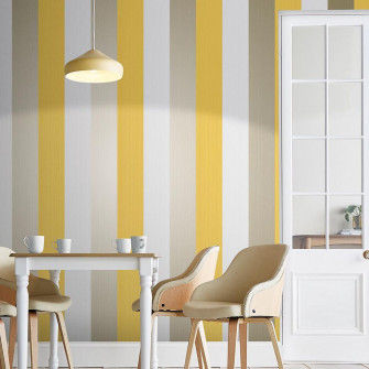 Figaro Yellow Wallpaper Graham Brown
