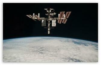 Iss On Orbit HD Wallpaper For Standard Fullscreen Uxga Xga