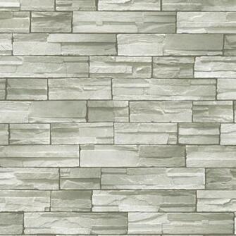 Adhesive Wallpaper Brick Light Green Gray Stone