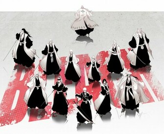 Shinigami Captains Bleach Anime Wallpaper Desktop Background
