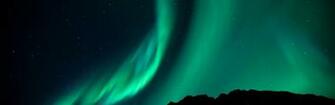 Wallpaper Northern Lights Night Sky