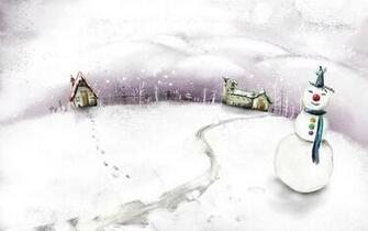 Watching The Snowman Wallpaper Desktop