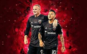 Wallpaper Wayne Rooney Luciano Acosta Abstract Art Dc