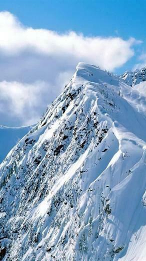 iPhone Wallpaper Snow Top Coolstylewallpaper