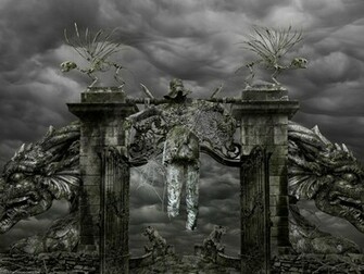 Evil Computer Wallpaper Desktop Background Id