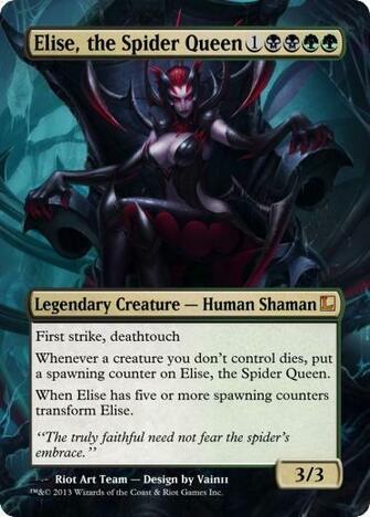 Elise The Spider Queen Wallpaper By