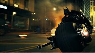 Batman In Dark Knight Rises On Bike Wallpaper