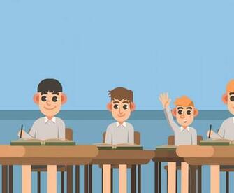 Education Background With Students Vector Art Graphics