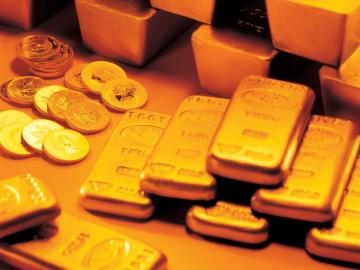 Gold Bullion Ppt Background For Your Powerpoint Templates