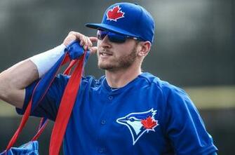 Toronto Blue Jays Infielder Josh Donaldson Walks Toward The