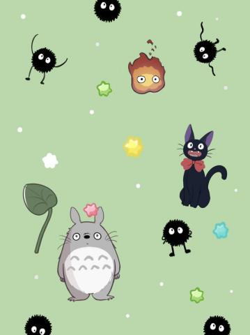A Ghibli Inspired Wallpaper That I Made R
