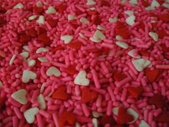 Candy Hearts Wallpaper