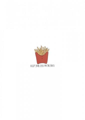 Tiny Minimalist Fries Pun That Will Make You Smile Funnycute