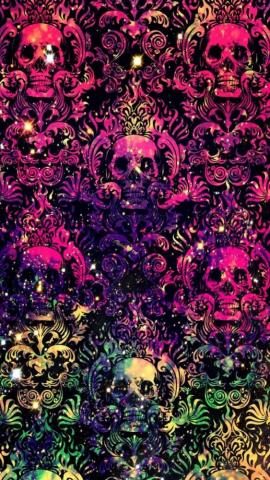 Vintage Skulls Galaxy Wallpaper Androidwallpaper iPhonewallpaper