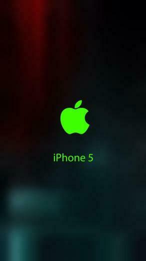 Lime Green Apple iPhone Wallpaper