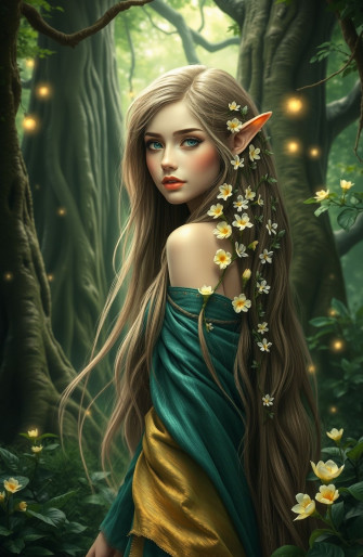 Female Elf Wallpaper