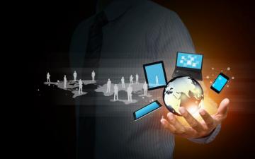 Information Technology Network Hand Business Desktop Wallpaper