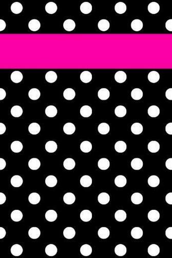 Black White Polka Dots iPhone Wallpaper