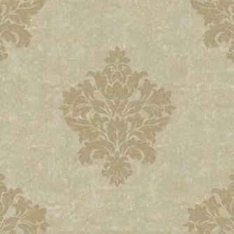 Silver Mottled Damask Wallpaper Wall Sticker Outlet