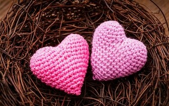 Hearts Pink Love