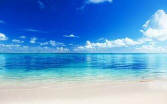 Blue Cloud Sea Wallpaper O
