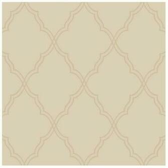 Candice Olson Ii Moroccan X Trellis Foiled Wallpaper Pearl