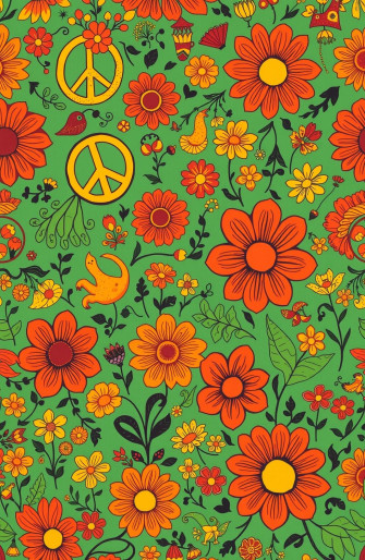 Vintage Hippie Aesthetic Wallpaper