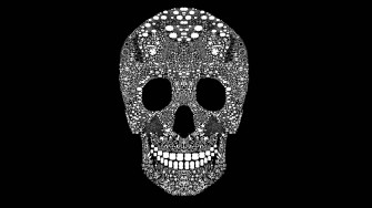 Black Skull Wallpaper