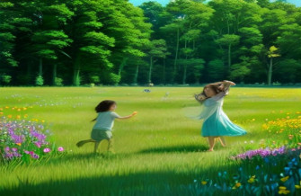 Barefoot Kids Wallpaper