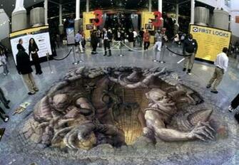 3d Floor Unique Graffiti Designs New Wallpaper