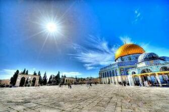 Jerusalem Dome Of The Rock Hq Wallpaper