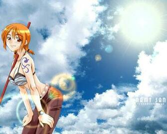 Nami Sunshine Wallpaper One Piece Anime