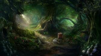 Magic Forest Wallpaper HD Background Image Pics Photos