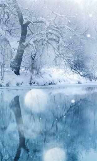 Frozen Lake Windows Phone Wallpaper Wpwallpaper