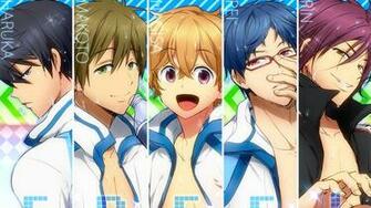 Haruka Nanase Rin Matsuoka Makoto Tatchibana Nagisa Hazuki Rei