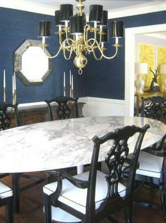Navy Blue Grasscloth Paint And Paper