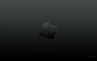 Black Minimalistic Microsoft Windows Logos