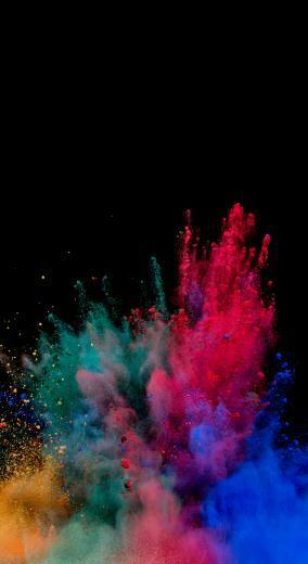 Wallpaper Colors Blast Explosion Colorful