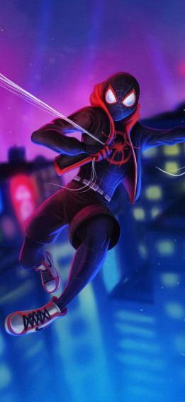 Spiderman 4k iPhone Wallpaper Miles Morales