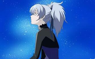 Darker Than Black Yin Simple Background HD Wallpaper