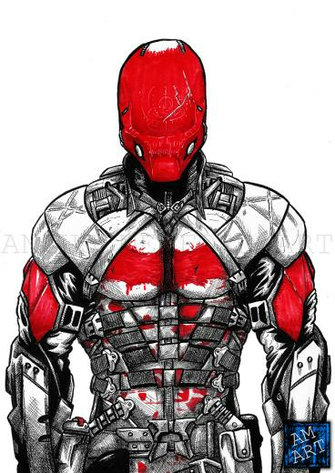 Arkham Knight Red Hood By Angusmedfordart