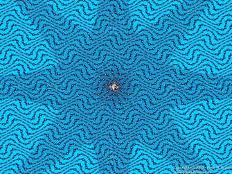 An Interesting Blue Fractal Maze Like Structure