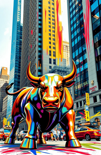 Wall Street Bull Wallpaper