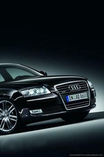 Black Audi A8 Wallpaper For iPhone