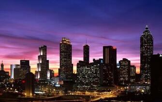 Atlanta City Lights Wallpaper Knowledge HD Hi Res